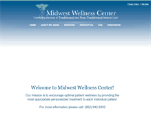 Tablet Screenshot of midwestwellness.com